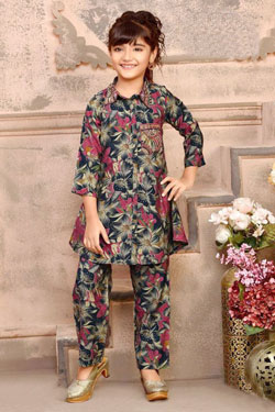 beautiful trending Dress Winter Friendly Kids Girls Co Ords Sets 1951