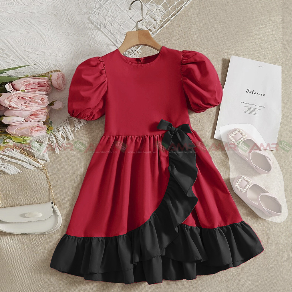 Exclusive  stylish Baby Girls Frock Dubai Charry